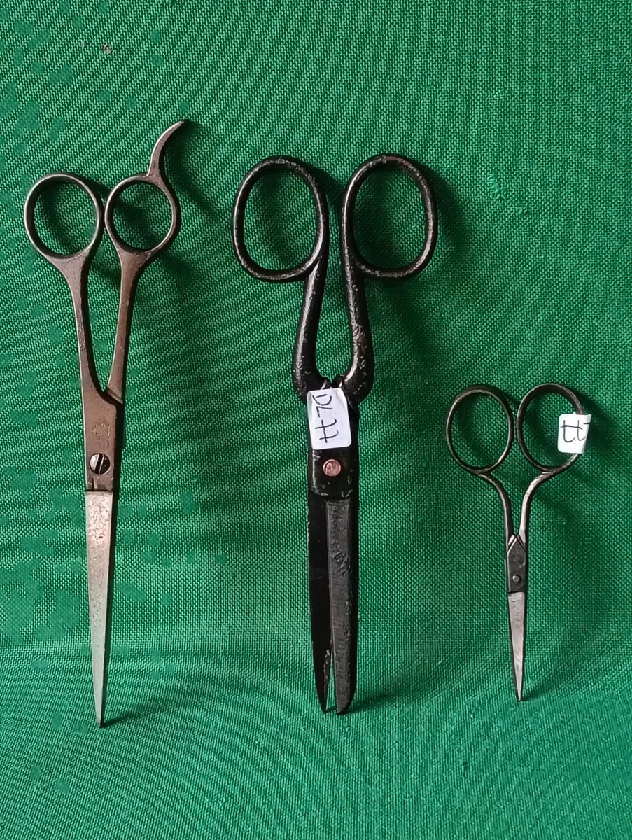 Forbici Da Ricamo In Acciaio Inossidabile – Stile Antico Con Decorazione Fiore D'Oro – 1 Pezzo
