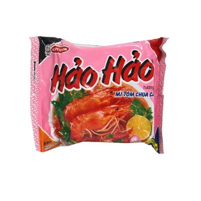 Acecook Hao Hao Vietnam instant noodles spicy shrimp taste 1 case 30 bags VIN...
