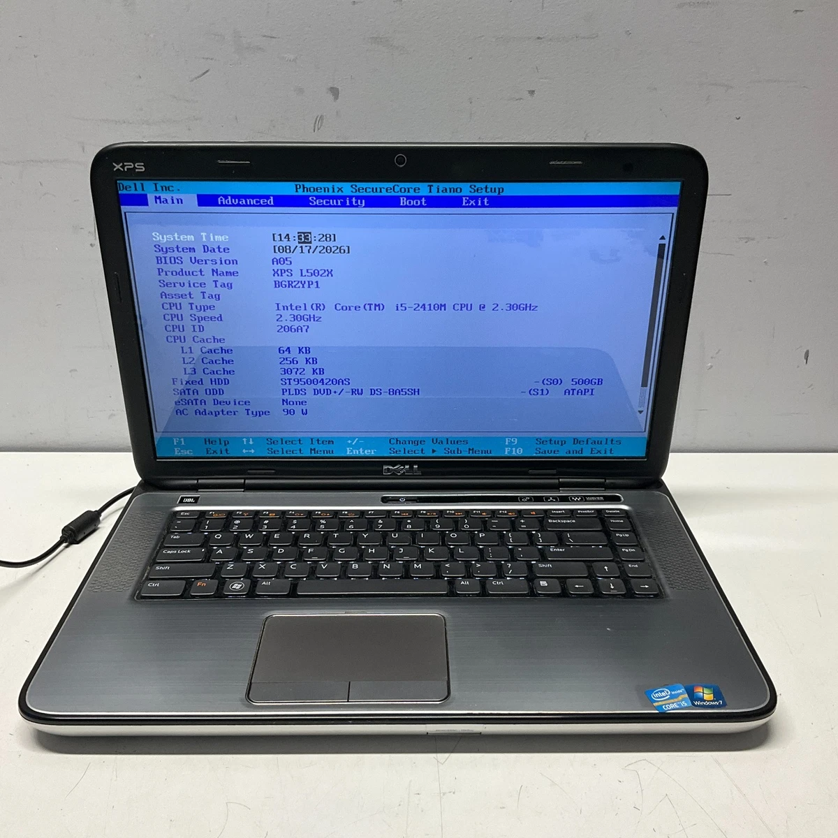 DELL XPS L502X ゲーミングノートi7 16GB BD オフィス XPS L502X DELL