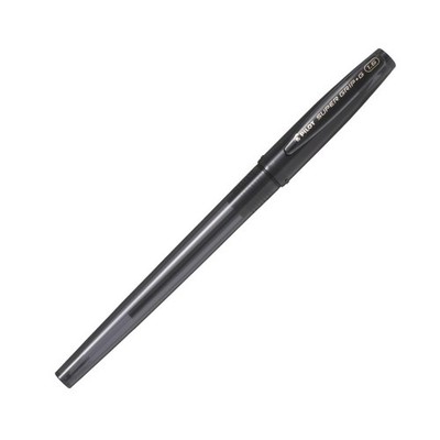 PILOT Super Grip G 1.6mm Ballpoint Pen, Black, BSGC100BB10BB, 10 Pieces