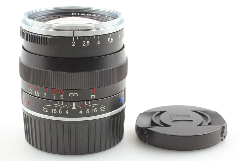 [MINT] Carl Zeiss Planar T * 50mm f2 ZM Black camera lens for Leica M From JAPAN - Image 2 of 4