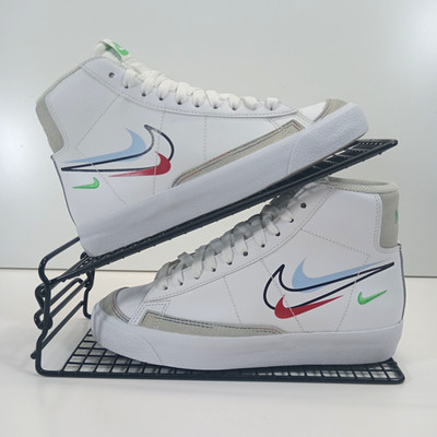 Nike Blazer Mid '77 GS Damen Sneaker Gr. UK 3 Multi Swoosh DM9475 100