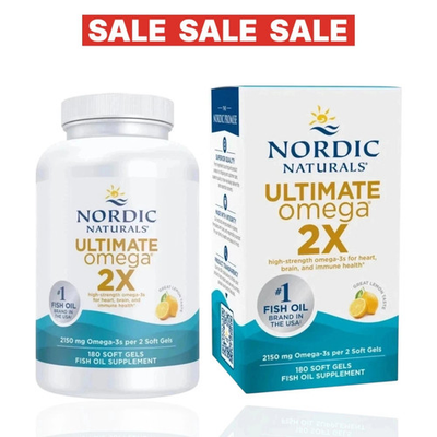 #ad #ad Nordic Naturals Ultimate Omega 2X 180 Soft Gels – Extra Strength EPA DHA New $19.99