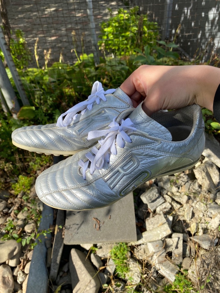 Dirk Bikkembergs Leather Silver Sneakers Made in Italy 39 size | eBay