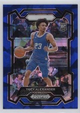 2024-25 Panini Prizm Draft Picks Blue Ice Prizm 50/99 Trey Alexander #85 1f7d