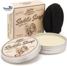 Saddle Soap for Leather, Leather Cleaner Conditioner for Boots, 4.23 Oz with Sp
