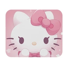Hello Kitty Mouse Pad Gaming Mat for Laptop or PC Office Desk Mat 9" x 8" Gift