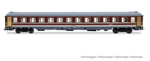 Rivarossi HR4409 Personenwagen Spur Ho 1:87 Zelle Bauzug, 1979 2A Cl, Dc-image