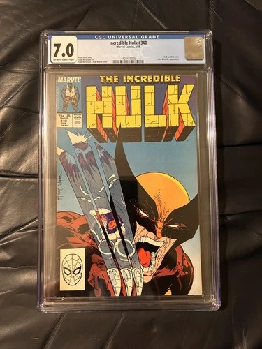 The Incredible Hulk #340 CGC 7.0 Graded Comic Book