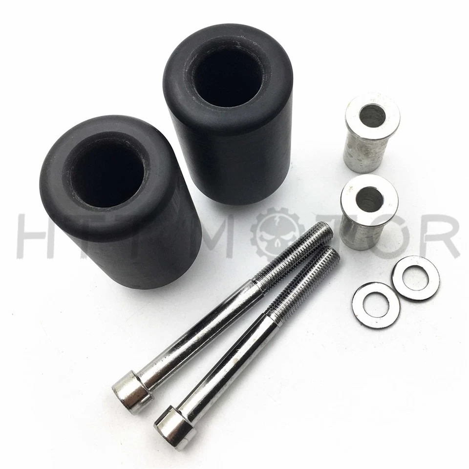 Protetor de colisão deslizante quadro preto HTTMT para 1999-2007 Suzuki Hayabusa Gsx1300R - Imagem 3 de 4