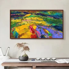 Modern Canvas Wall Art Decorative Mural 100% Hand Painted Abstract Oil Painting
