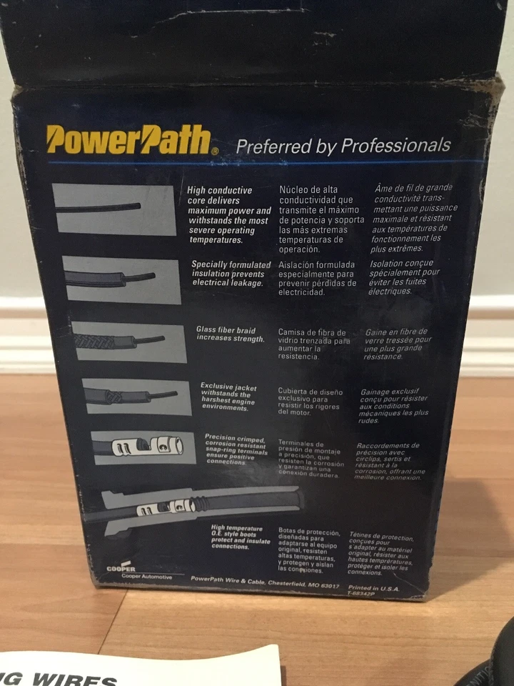 84 85 86 Skyhawk Firenze Sunbird 2000 Spark Plug Wire Set 700324 - Image 3 of 3