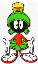 MARVIN THE MARTIAN HOT ROD RAT FINK MOTORCYCLES TOOLS GUNS STICKER
