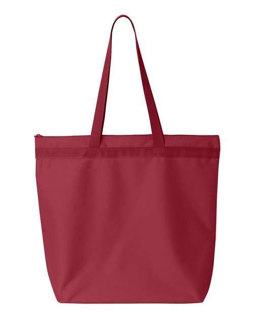 Liberty Bags Large Tote With ZIPPER Closure. 8802 Orange One