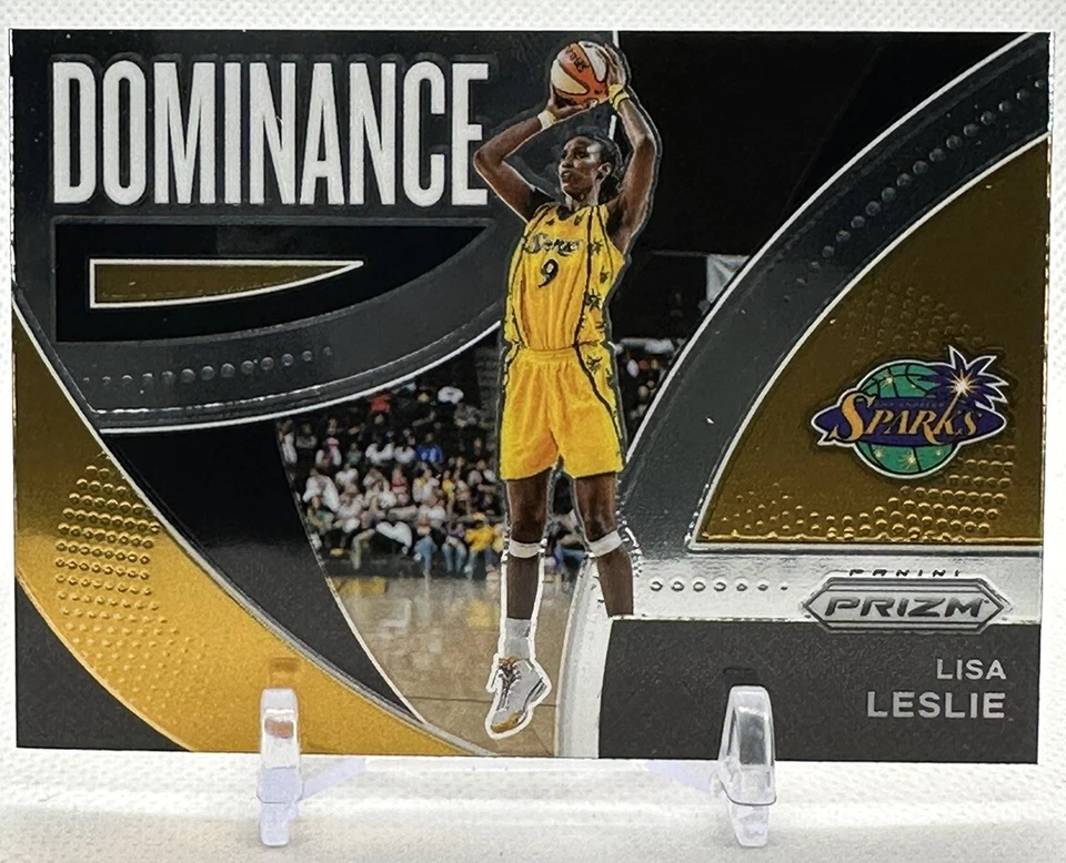 Lisa Leslie 2022 Panini Prizm WNBA 194 Base MVP & 9 Dominance Los Angeles Sparks - Image 3 of 4
