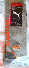 PUMA GOLF "PLAY YOUR WAY" ULTRA BREATHABLE MEN'S/WOMEN'S CREW SOCKS Large 9-12