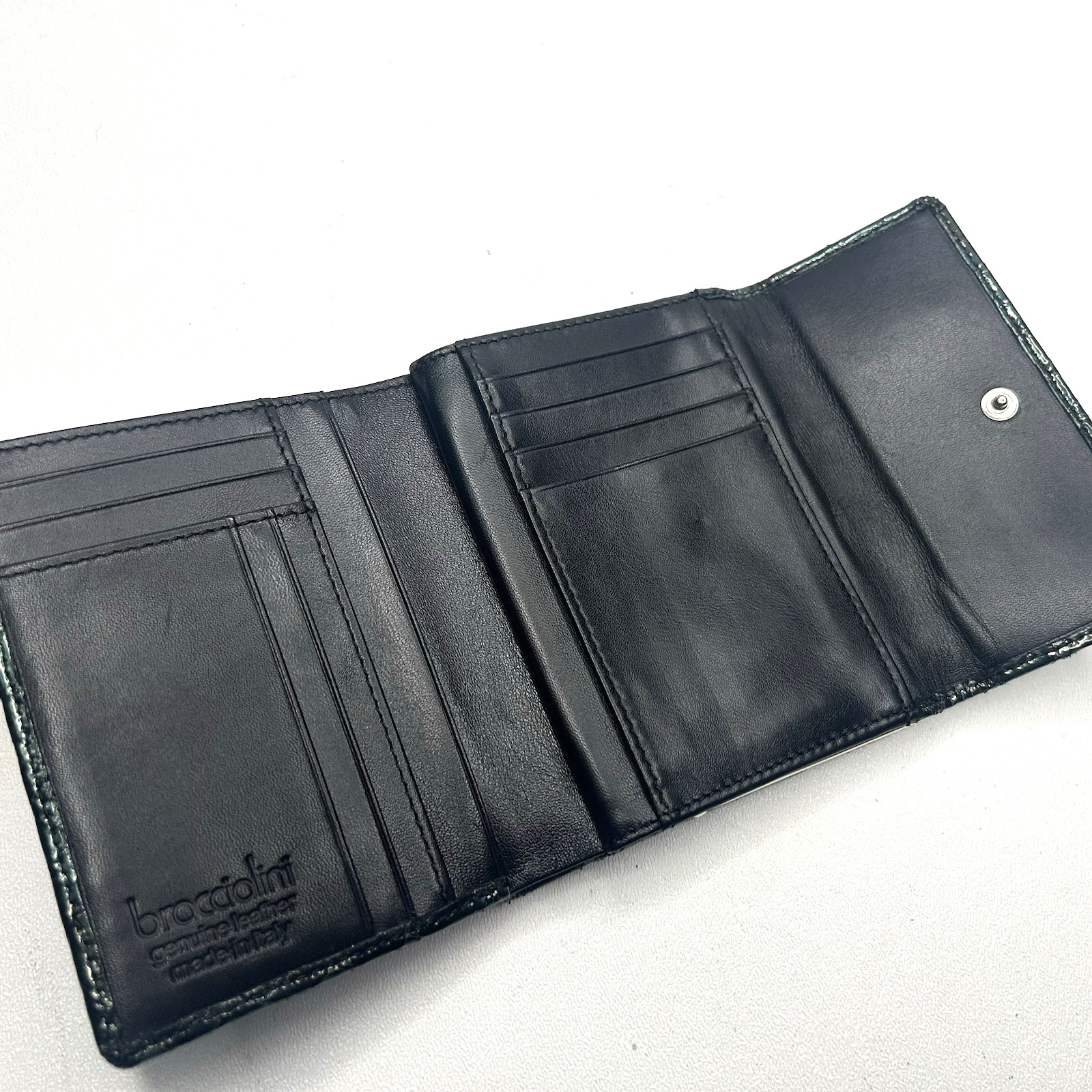 BRACCIALINA  Wallet Trifold Python Embossed Leath… - image 7