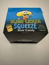  Toxic Waste Slime Licker Squeeze Sour Candy  12 Count Display  with Blue Razz, Cherry, and Green Apple Flavors : Grocery & Gourmet Food