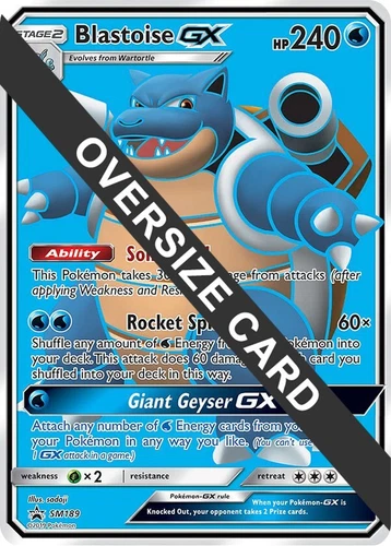 Blastoise GX SM189 Jumbo Cards