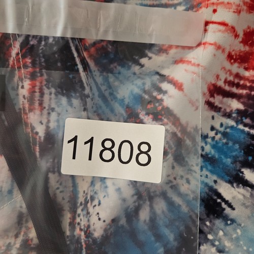 NWT Hurley Board Shorts Swim Trunks Men XXL No Liner Tie Dye Print Blue Red - Picture 14 of 14