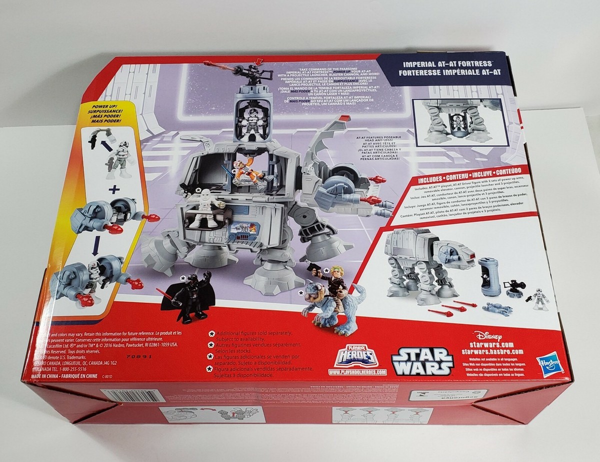STAR WARS IMPERIAL AT-AT FORTRESS GALACTIC HEROES WALKER FIGURE