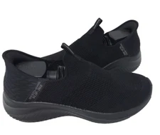 Skechers Women's Slip-Ins Ultra Flex 3.0 Cozy Streak Shoes Black Size:7 92Gi