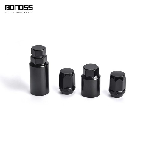 BONOSS 20Pc Black Steel Wheel Lug Nuts for Tesla Model 3 Y S X Q 14x1.5 Thread - Picture 9 of 12