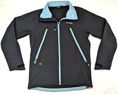 Bergans of Norway 5980 Stamsund Fleece Lined Soft Shell Full Zip, Women S, Blue