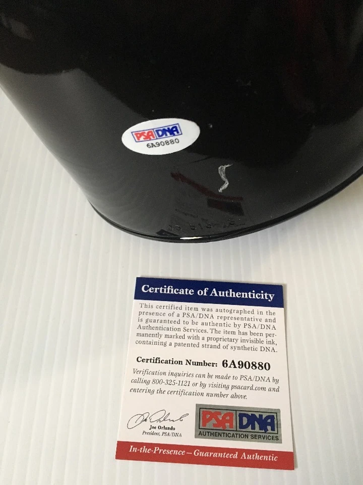 Casco réplica autografiado firmado por Joe Panik de los Gigantes de San Francisco certificado de autenticidad PSA/DNA Foto 3 de 3