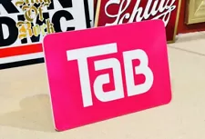 Handmade Tab Cola Acrylic & Vinyl Sign NOT Cheap Tin/NO Crummy Printing! Soda!!!