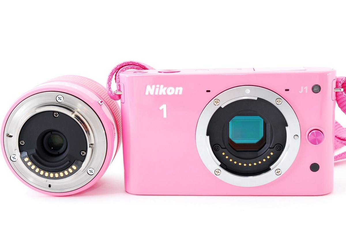 Nikon 1 J1 Pink Digital Camera 10-30mm VR Lens Kit w/Box