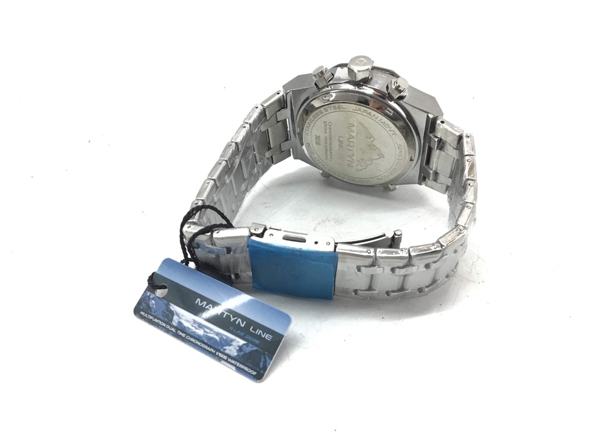 RELOJ PULSERA CABALLERO MARTYN LINE DUAL TIME CHRONOGRAPH WATERPROOF  19020397