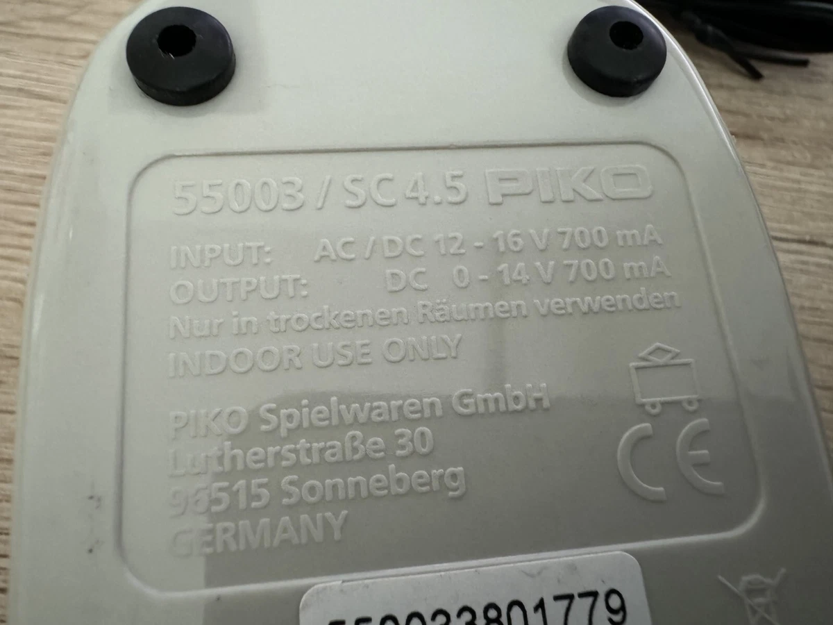 PIKO Fahrregler 55003 Con Fuente De Alimentación 220 V H0 Analógico