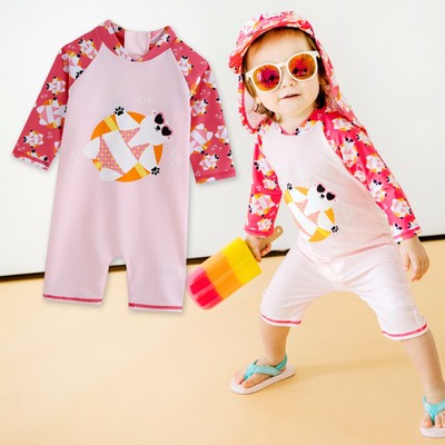 Vaenait Baby Toddler Clothes Girl Swimwear Bathing Suit /"Baby Pink Pansy/" 6M-24M