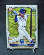 Henry Ramos 1st Rookie Card RC 2023 Bowman Prospects BP-96 Kansas City Royals