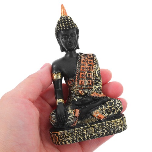 Estatua de Buda Estatua Tailandesa Sentada Zen Meditación Decoración para Interior Exterior - Imagen 11 de 11