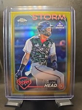 Dillon Head 2024 Topps Pro Debut Chrome RC Rookie Gold Refractor /50 Marlins