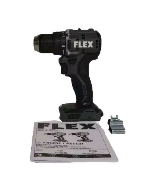 FLEX FX1131 24V 1/2" 2-Speed Compact Cordless Drill Driver —(TOOL ONLY) NEW !!!
