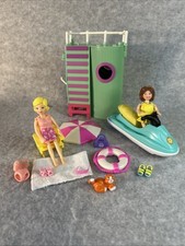 Polly Pocket Vintage 2002 Vintage Splashin Moda Salvavidas Torre + Muñeca + Más