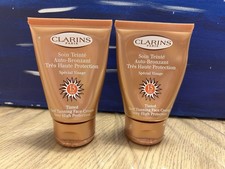 2 X Clarins Tinted Self Tanning Face Cream SPF 15 1.7oz Each