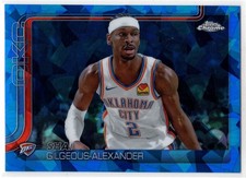2025 Topps Chrome Sapphire Shai Gilgeous-Alexander #141 Blue