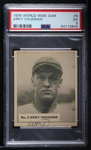 1936 Arky Vaughan #6