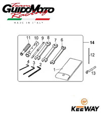 ATTREZZI MANUTENZIONE SCOOTER SUPERLIGHT 125 200 KEEWAY 02100K230010