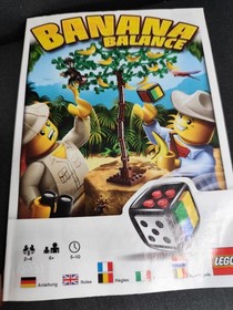 Lego 3853 Banana Balance Board Game Board Game - 2011 Complete 