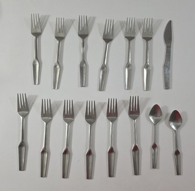 Vintage Air France Economy Cutlery 13 pcs. Forks Spoons Knife