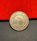 (#102273) Capped bust half dollar.  1829.  VF+  O-107.  Great details — photo 2