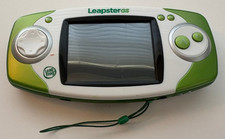 Leap Frog - Leapster GS Green Game Console For Parts or Repair
