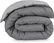 Queen Comforter - Reversible Colors - Goose down Alternative - Ultra-Soft - Prem