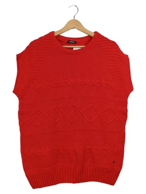 Walbusch Gilet Femme Rouge Tricot Argyle Casual (EU 42, INT XL) - Photo 1/4