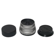PENTAX Q Mount Lens 04 Toy Lens Wide Silver F7.1 6.3mm 33mm Excellent USED